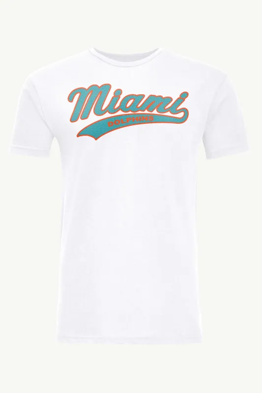 MENS MIAMI DOLPHINS TAILSWEEP T SHIRT sold by Starter
