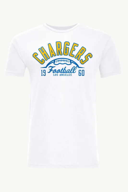 MENS LOS ANGELES CHARGERS HALF BALL T SHIRT sold by Starter