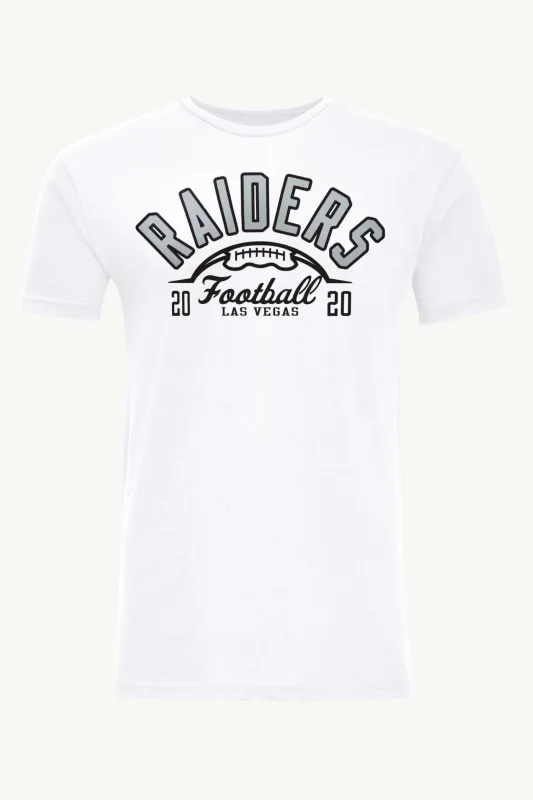 MENS LAS VEGAS RAIDERS HALF BALL T SHIRT made by Starter