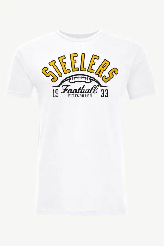 MENS PITTSBURGH STEELERS HALF BALL T SHIRT sold by Starter