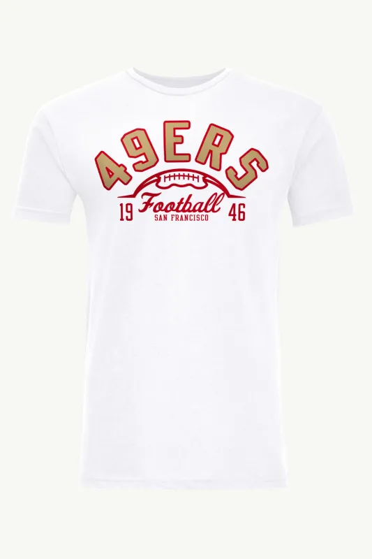 MENS SAN FRANCISCO 49ERS HALF BALL T SHIRT sold by Starter