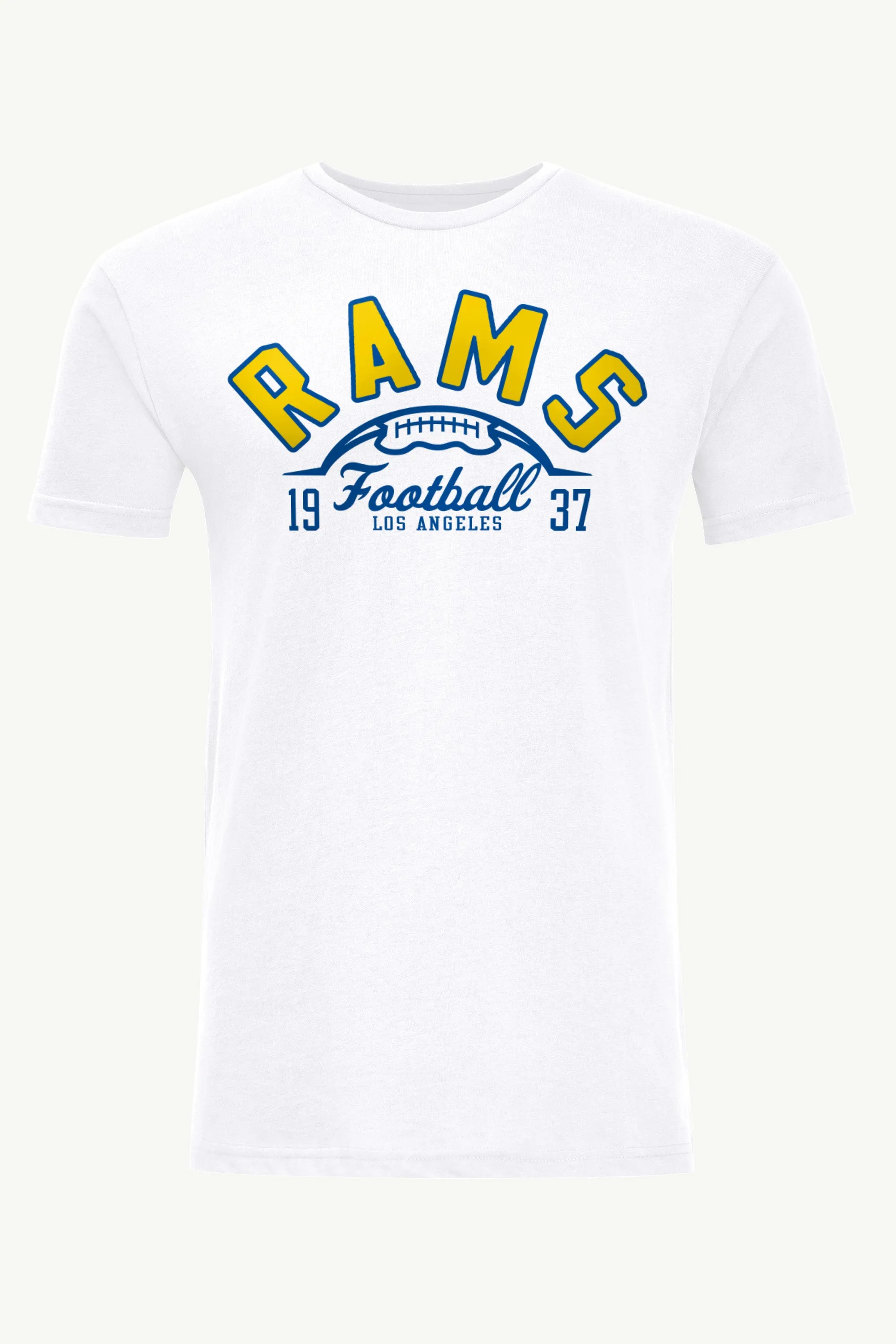 MENS LOS ANGELES RAMS HALF BALL T SHIRT sold by Starter