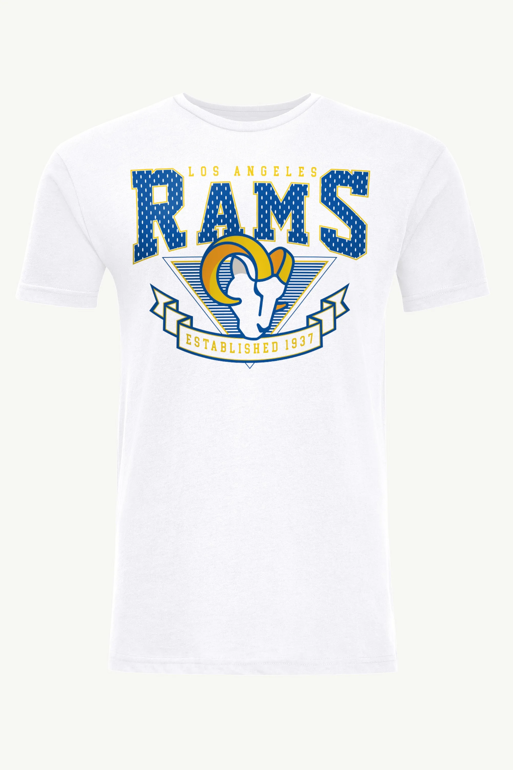 MENS LOS ANGELES RAMS 80's INSPIRED T SHIRT sold by Starter