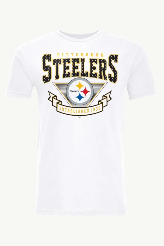 MENS PITTSBURGH STEELERS 80's INSPIRED T SHIRT made by Starter