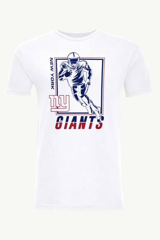 MENS NEW YORK GIANTS PLAYER GRID T SHIRT made by Starter