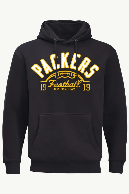 MENS GREEN BAY PACKERS HALF BALL HOODIE sold by Starter