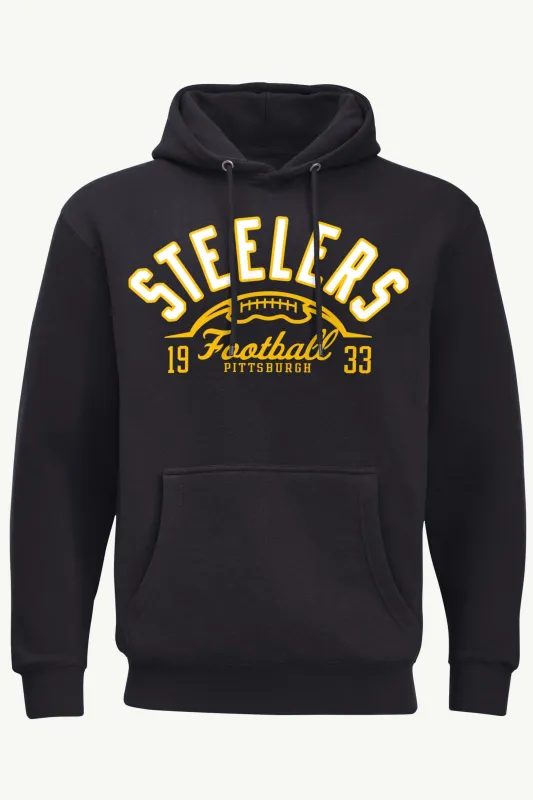MENS PITTSBURGH STEELERS HALF BALL HOODIE sold by Starter