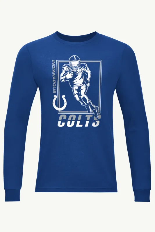 MENS INDIANAPOLIS COLTS PLAYER GRID LONG SLEEVE T SHIRT sold by Starter