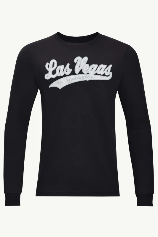 MENS LAS VEGAS RAIDERS TAILSWEEP LONG SLEEVE T SHIRT made by Starter