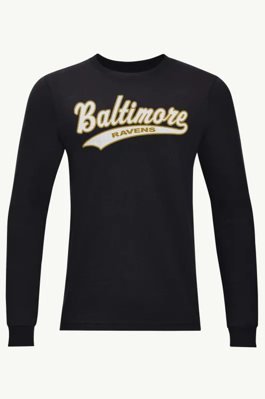 MENS BALTIMORE RAVENS TAILSWEEP LONG SLEEVE T SHIRT sold by Starter