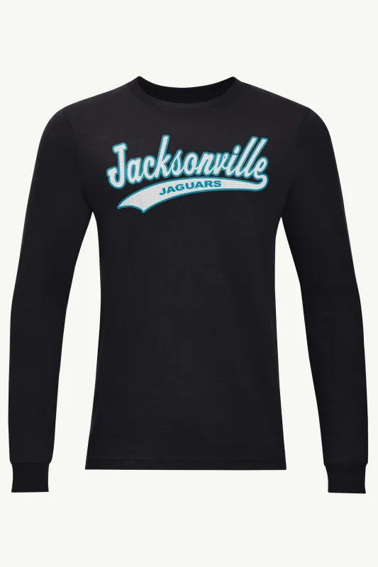 MENS JACKSONVILLE JAGUARS TAILSWEEP LONG SLEEVE T SHIRT sold by Starter
