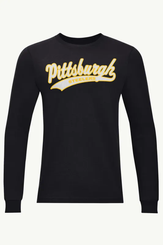 MENS PITTSBURGH STEELERS TAILSWEEP LONG SLEEVE T SHIRT made by Starter