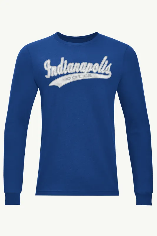 MENS INDIANAPOLIS COLTS TAILSWEEP LONG SLEEVE T SHIRT sold by Starter