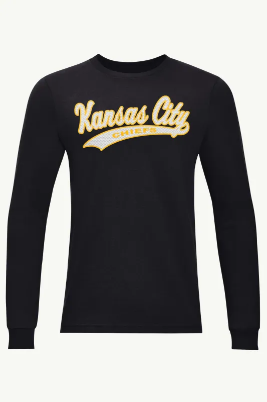 MENS KANSAS CITY CHIEFS TAILSWEEP LONG SLEEVE T SHIRT sold by Starter