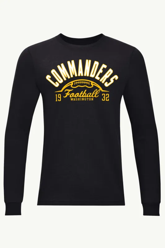 MENS WASHINGTON COMMANDERS HALF BALL LONG SLEEVE T SHIRT sold by Starter