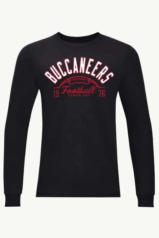 MENS TAMPA BAY BUCCANEERS HALF BALL LONG SLEEVE T SHIRT sold by Starter