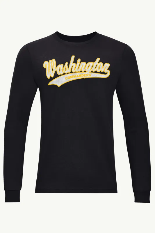 MENS WASHINGTON COMMANDERS TAILSWEEP LONG SLEEVE T SHIRT sold by Starter