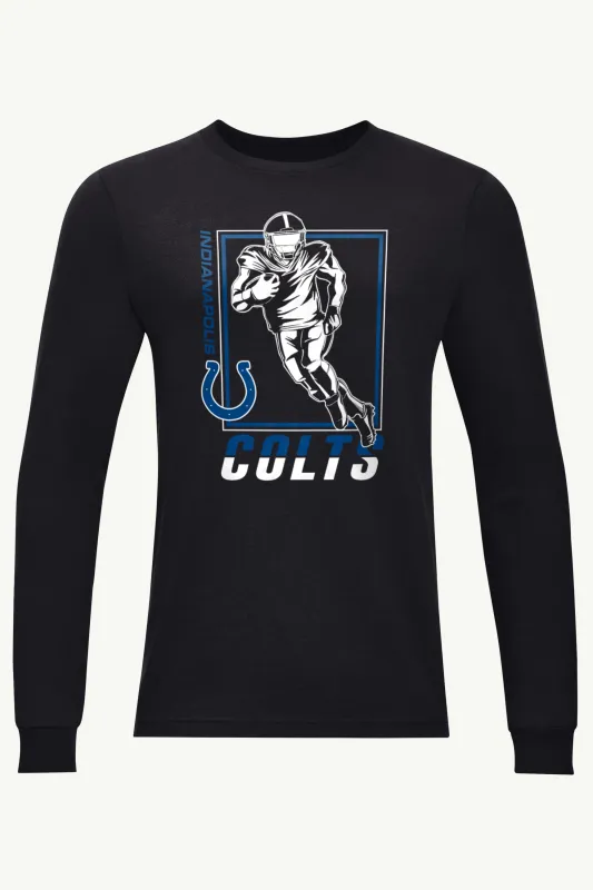 MENS INDIANAPOLIS COLTS PLAYER GRID LONG SLEEVE T SHIRT sold by Starter
