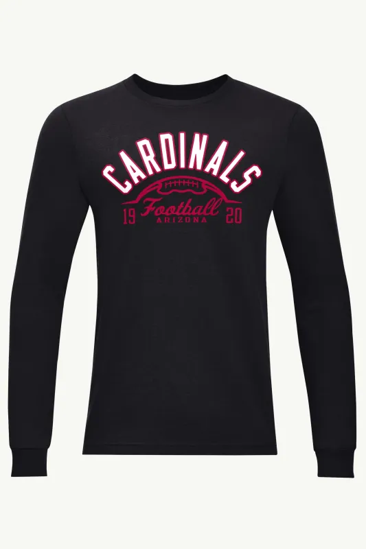 MENS ARIZONA CARDINALS HALF BALL LONG SLEEVE T SHIRT sold by Starter