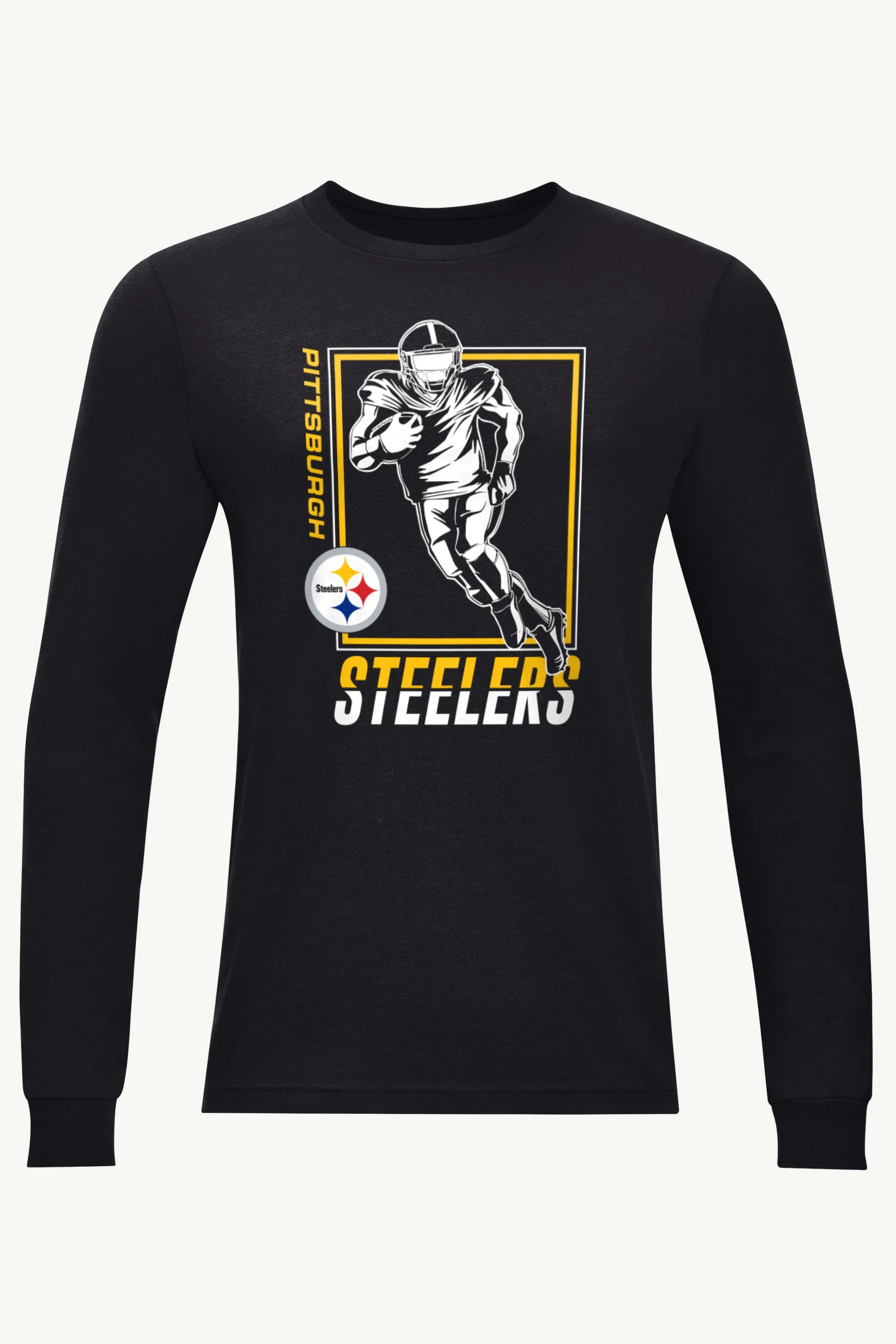 MENS PITTSBURGH STEELERS PLAYER GRID TEAM LONG SLEEVE T SHIRT sold by Starter