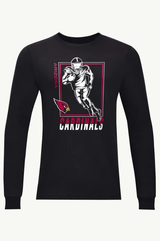 MENS ARIZONA CARDINALS PLAYER GRID LONG SLEEVE T SHIRT sold by Starter