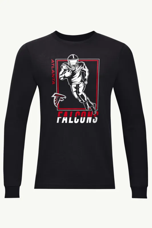 MENS ATLANTA FALCONS PLAYER GRID LONG SLEEVE T SHIRT sold by Starter