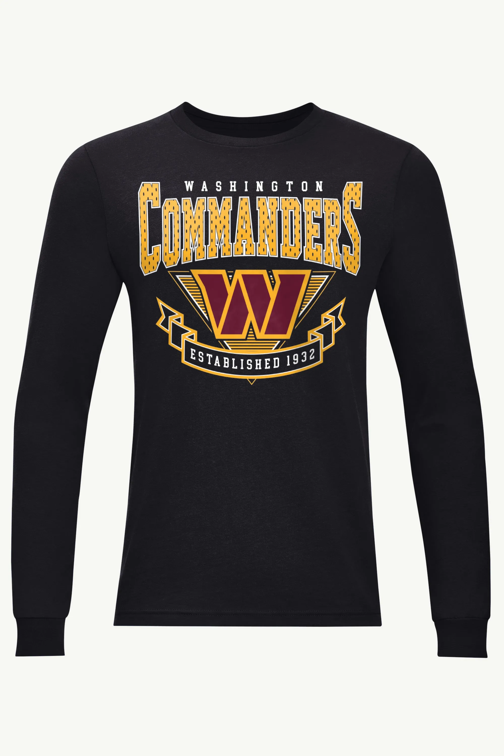 MENS WASHINGTON COMMANDERS 80's INSPIRED LONG SLEEVE T SHIRT sold by Starter