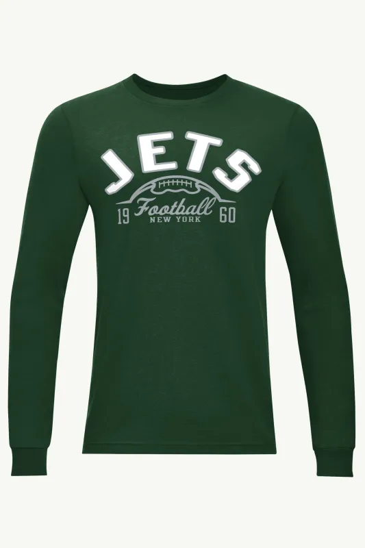 MENS NEW YORK JETS HALF BALL LONG SLEEVE T SHIRT sold by Starter