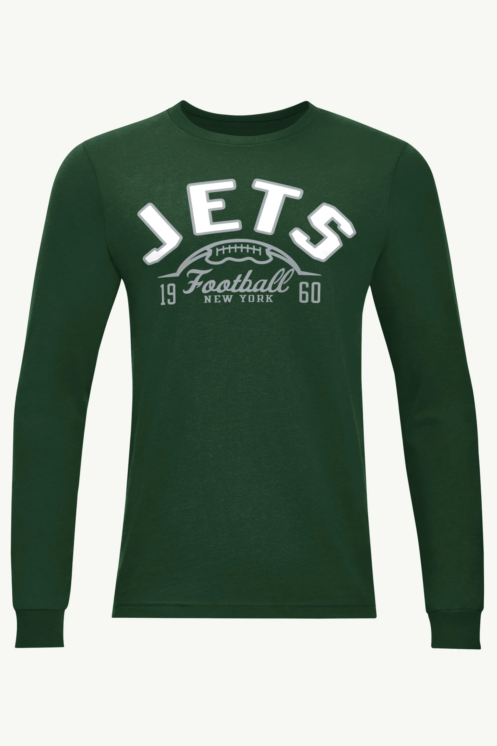 MENS NEW YORK JETS HALF BALL LONG SLEEVE T SHIRT sold by Starter