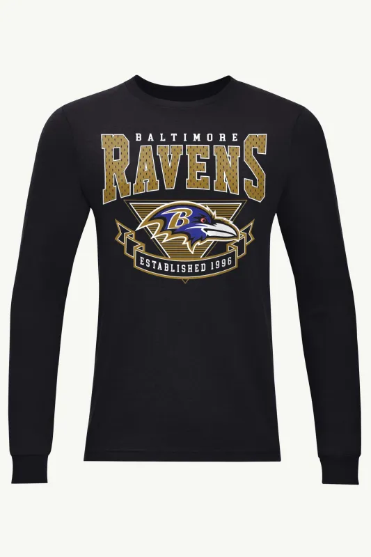 MENS BALTIMORE RAVENS 80's INSPIRED LONG SLEEVE T SHIRT sold by Starter