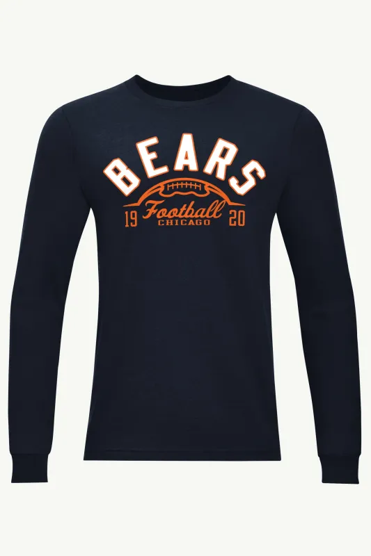 MENS CHICAGO BEARS HALF BALL LONG SLEEVE T SHIRT sold by Starter