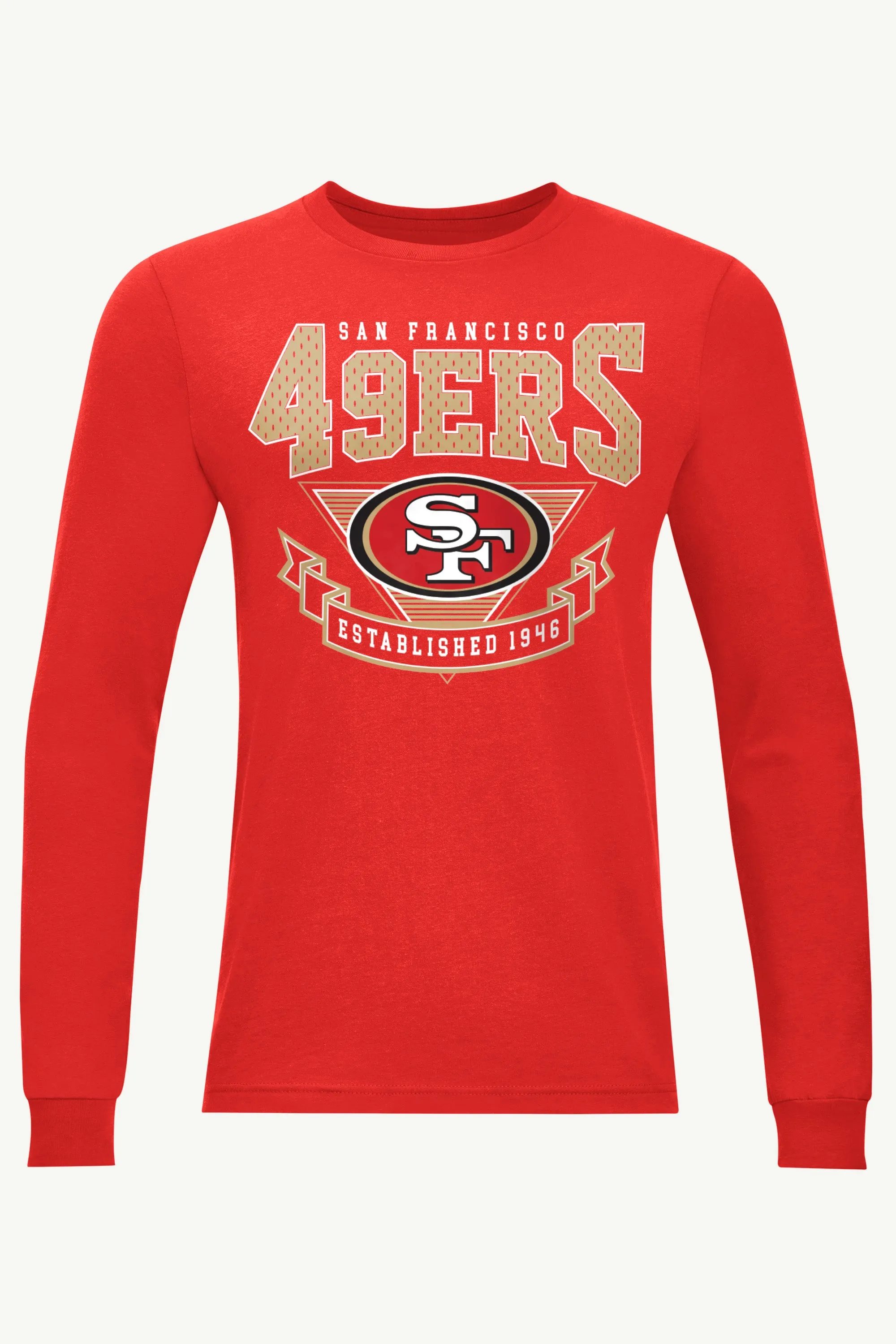 MENS SAN FRANCISCO 49ERS 80's INSPIRED LONG SLEEVE T SHIRT sold by Starter