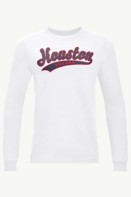 MENS HOUSTON TEXANS TAILSWEEP LONG SLEEVE T SHIRT sold by Starter