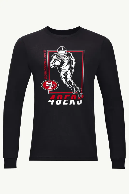 MENS SAN FRANCISCO 49ERs PLAYER GRID TEAM LONG SLEEVE T SHIRT sold by Starter