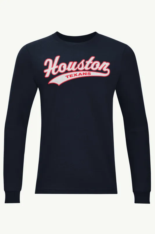 MENS HOUSTON TEXANS TAILSWEEP LONG SLEEVE T SHIRT sold by Starter