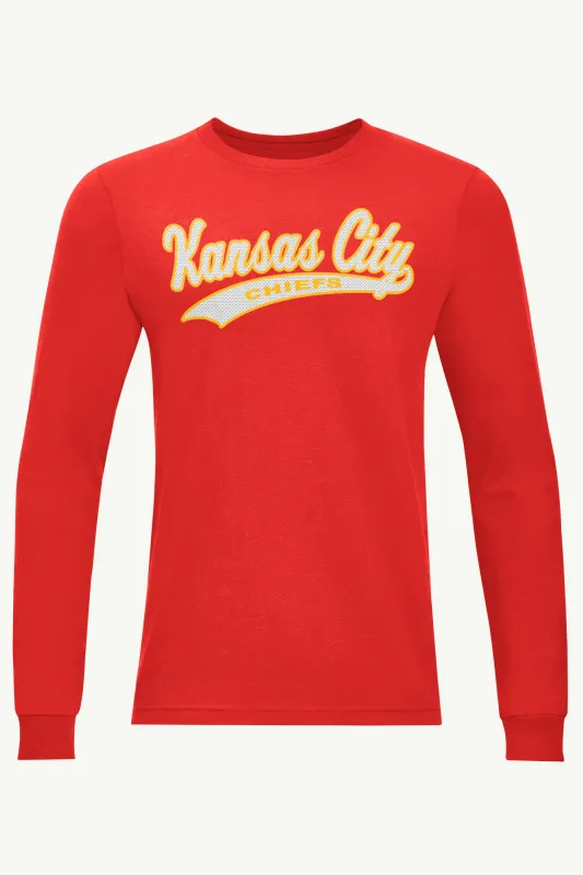 MENS KANSAS CITY CHIEFS TAILSWEEP LONG SLEEVE T SHIRT sold by Starter