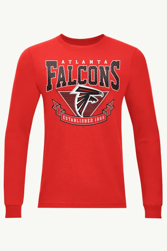 MENS ATLANTA FALCONS 80's INSPIRED LONG SLEEVE T SHIRT sold by Starter