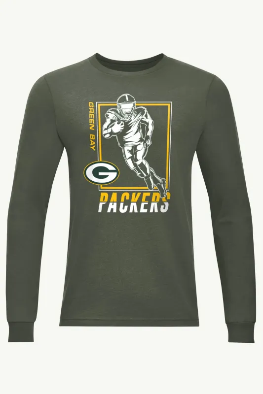 MENS GREEN BAY PACKERS PLAYER GRID LONG SLEEVE T SHIRT sold by Starter