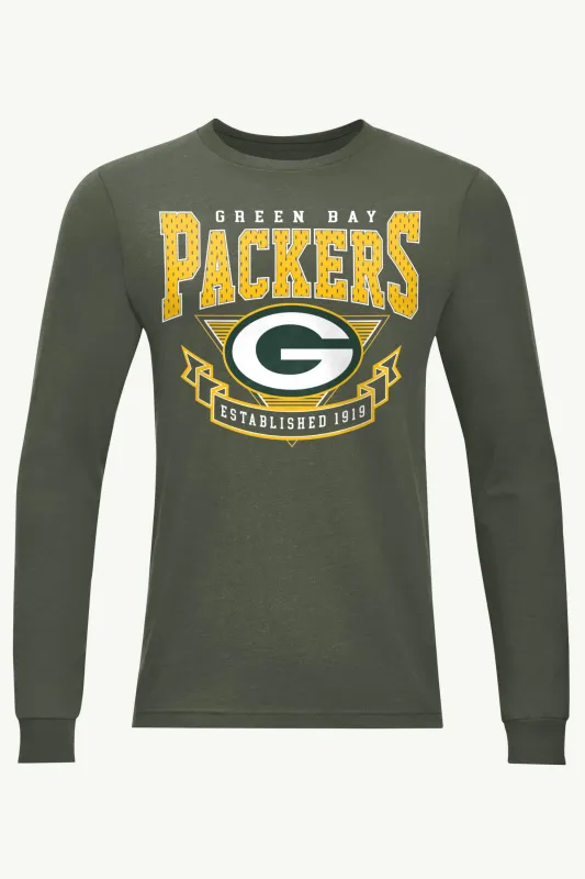 MENS GREEN BAY PACKERS 80's INSPIRED LONG SLEEVE T SHIRT sold by Starter