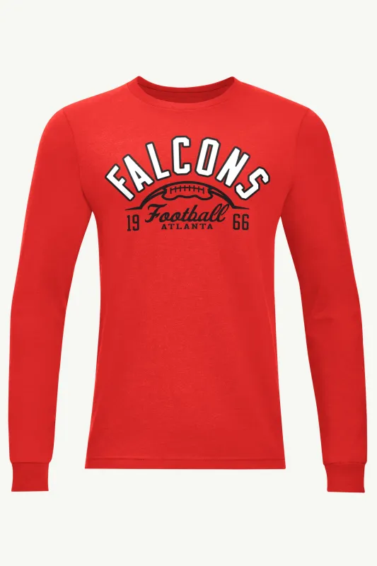 MENS ATLANTA FALCONS HALF BALL LONG SLEEVE T SHIRT sold by Starter