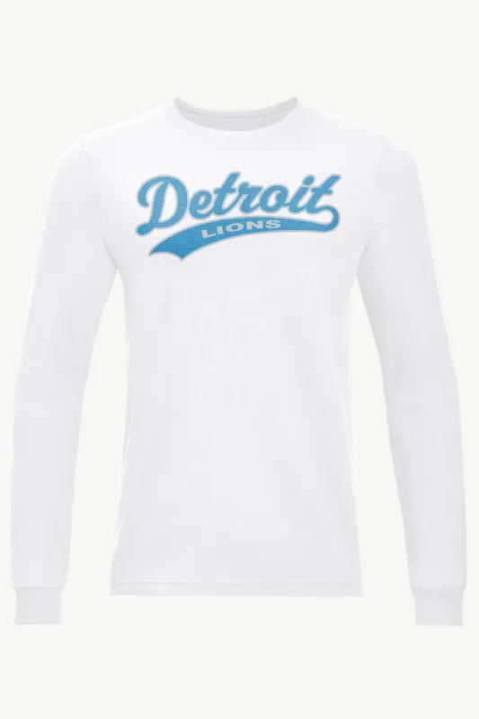 MENS DETROIT LIONS TAILSWEEP LONG SLEEVE T SHIRT sold by Starter