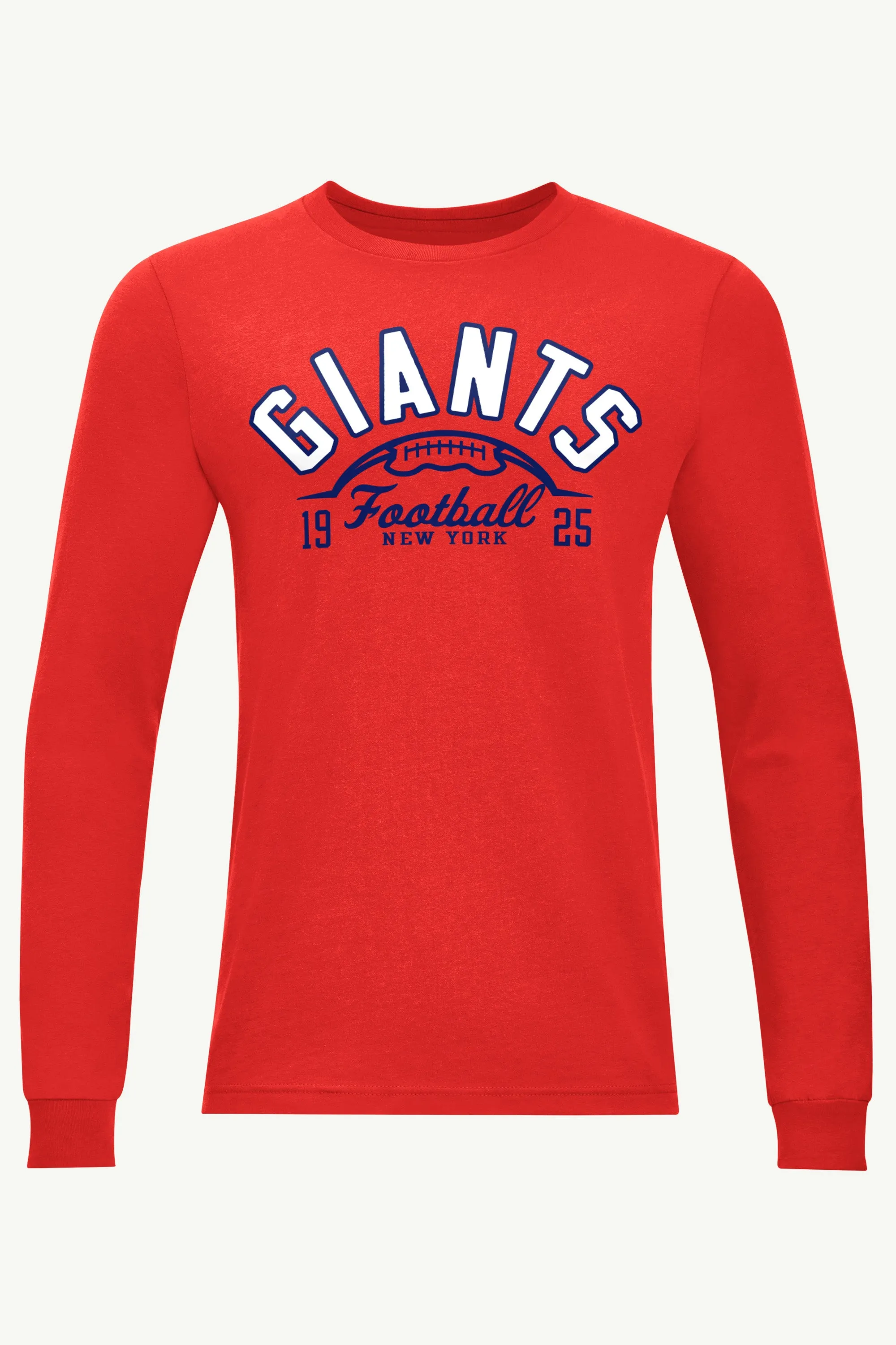 MENS NEW YORK GIANTS HALF BALL LONG SLEEVE T SHIRT sold by Starter