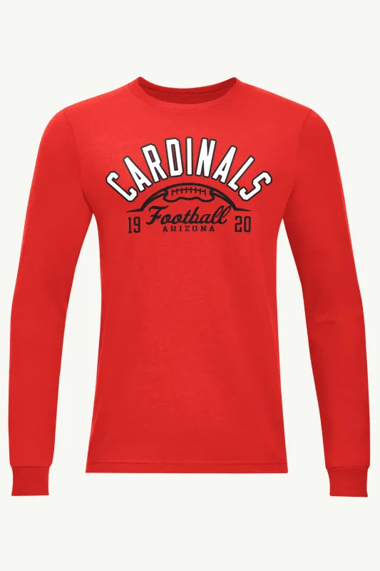 MENS ARIZONA CARDINALS HALF BALL LONG SLEEVE T SHIRT sold by Starter