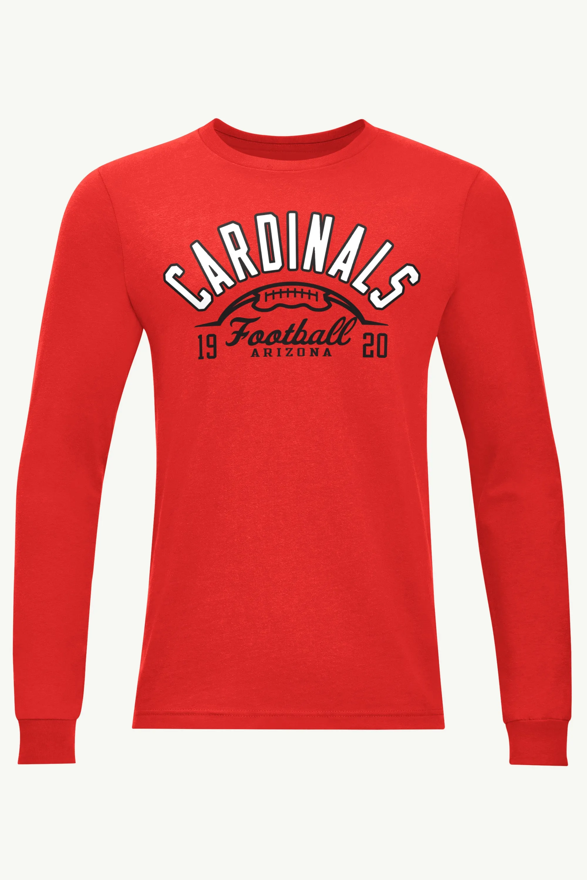 MENS ARIZONA CARDINALS HALF BALL LONG SLEEVE T SHIRT sold by Starter