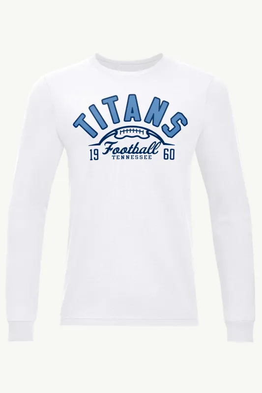 MENS TENNESSEE TITANS HALF BALL LONG SLEEVE T SHIRT sold by Starter