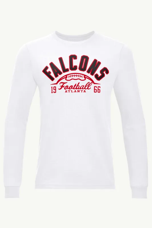 MENS ATLANTA FALCONS HALF BALL LONG SLEEVE T SHIRT sold by Starter