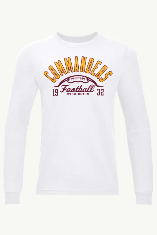 MENS WASHINGTON COMMANDERS HALF BALL LONG SLEEVE T SHIRT sold by Starter