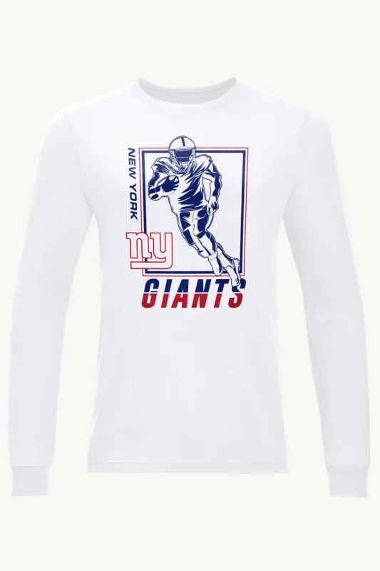 MENS NEW YORK GIANTS PLAYER GRID LONG SLEEVE T SHIRT sold by Starter