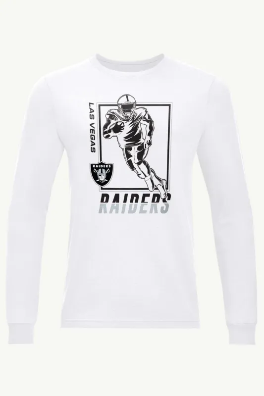 MENS LAS VEGAS RAIDERS PLAYER GRID LONG SLEEVE T SHIRT sold by Starter