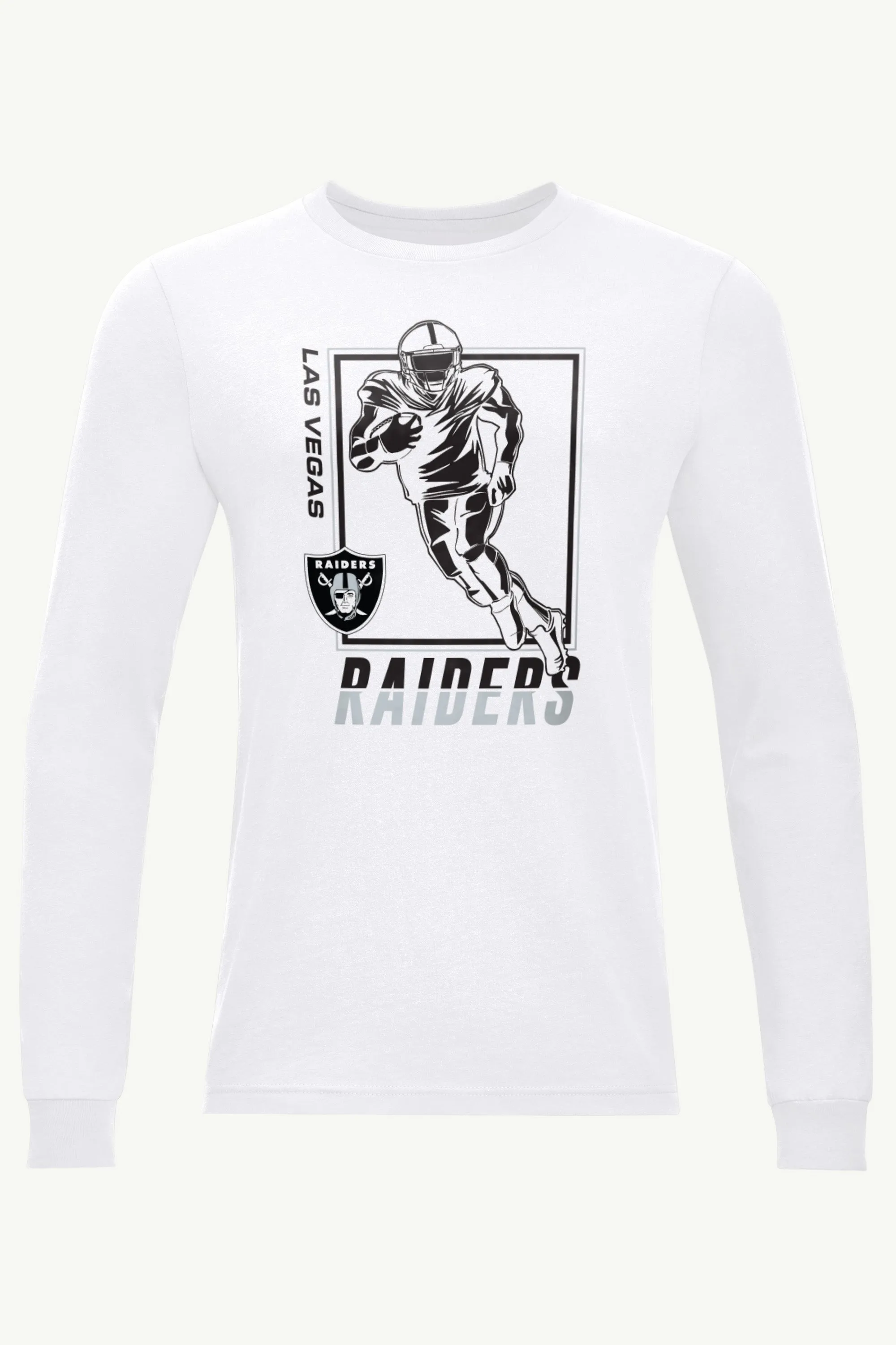 MENS LAS VEGAS RAIDERS PLAYER GRID LONG SLEEVE T SHIRT sold by Starter